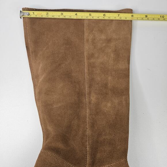 Crown Vintage Ravvi Boot Tan Mid-Calf Slouch Size 9 Western Classic - Picture 10 of 11